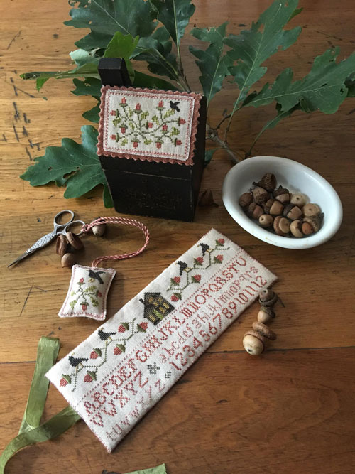 Acorns & Crows Stitch House - Cross Stitch Pattern