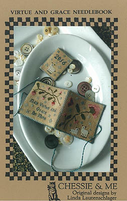 Virtue And Grace Needlebook - Cross Stitch Pattern