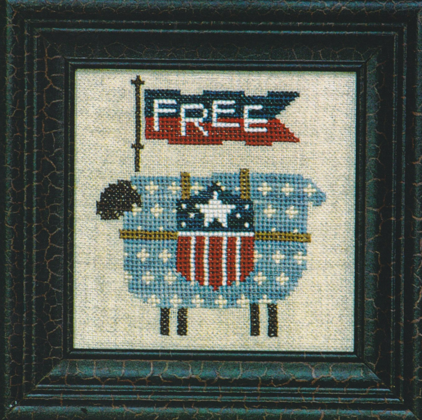 Red White And Ewe (Free Betsy) - Cross Stitch Pattern