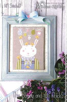 Bunny And The Chicks  - Cross Stitch Pattern