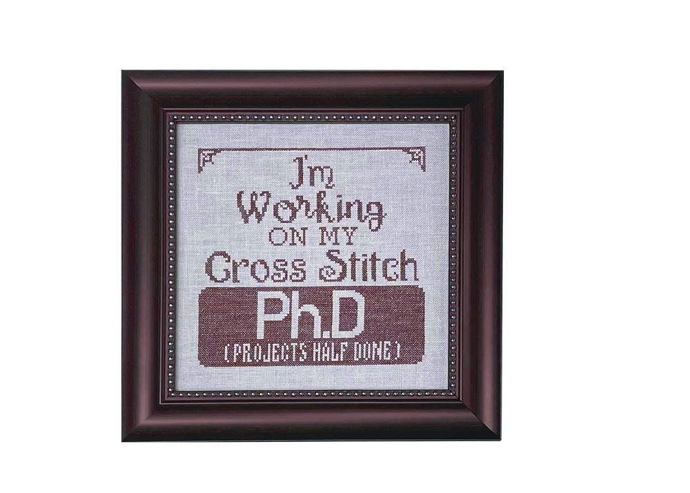Ph.D - Cross Stitch Pattern