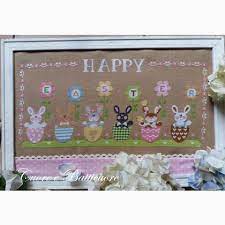 Easter Flowers - Cross Stitch Pattern