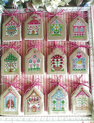 All Needles Come Home For Spring - Cross Stitch Pattern