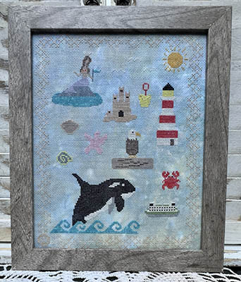 Beach Sampler - Cross Stitch Pattern