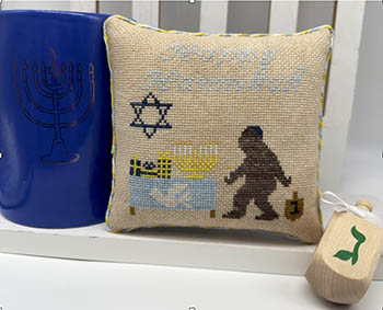 Happy Hannukah - Cross Stitch Pattern