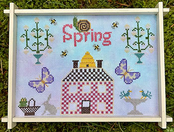 Spring At Autumn Hills Place - Cross Stitch Pattern