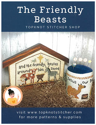 Friendly Beasts - Cross Stitch Pattern