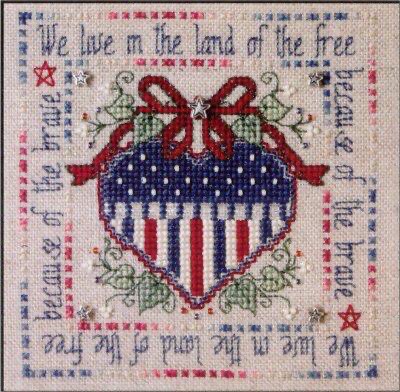 In The Land Of The Free - Cross Stitch Pattern