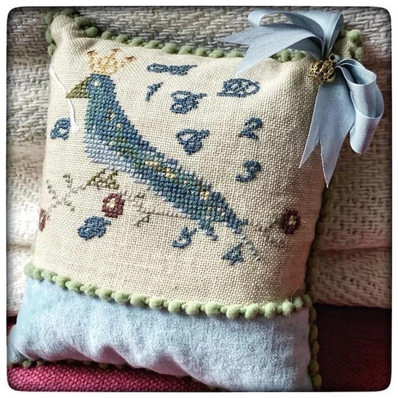 Royal Blue Bird - Cross Stitch Pattern