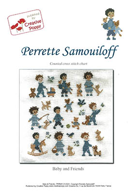 Baby And Friends - Cross Stitch Pattern