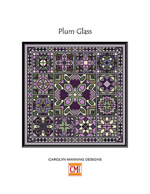 Plum Glass - Cross Stitch Pattern