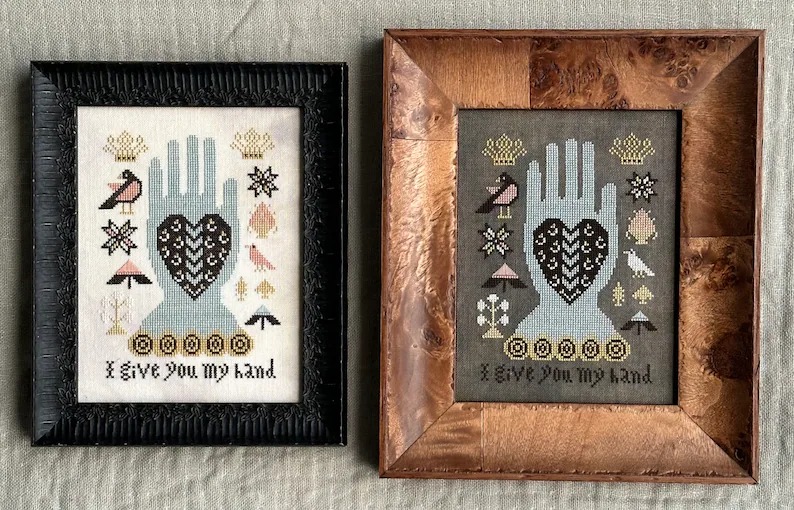 I Give You My Hand - Cross Stitch Pattern