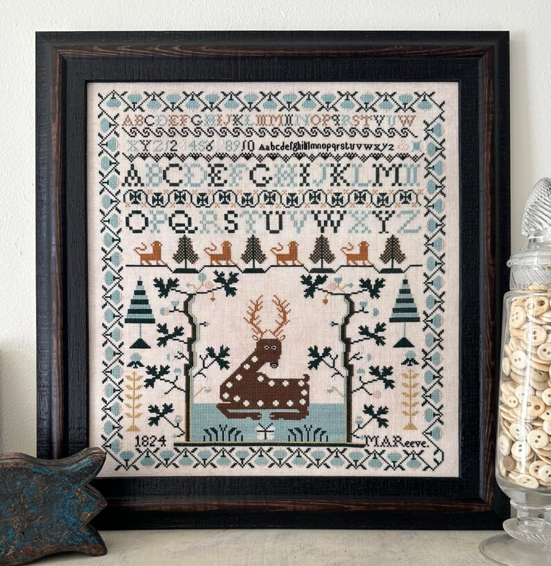 M.A. Reeve 1824 - Cross Stitch Pattern