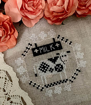 Quirky Quaker Cow - Cross Stitch Pattern