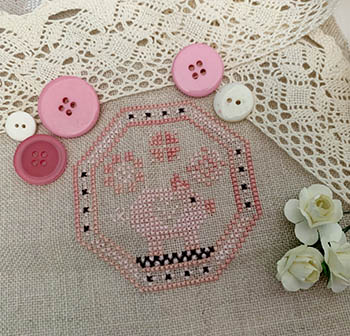 Quirky Quaker Pig - Cross Stitch Pattern