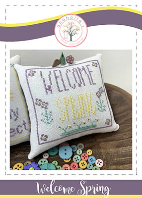 Welcome Spring - Dough Bowl Delights - Cross Stitch