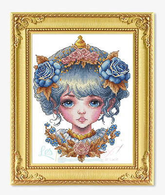 Blue Princess - Cross Stitch Pattern