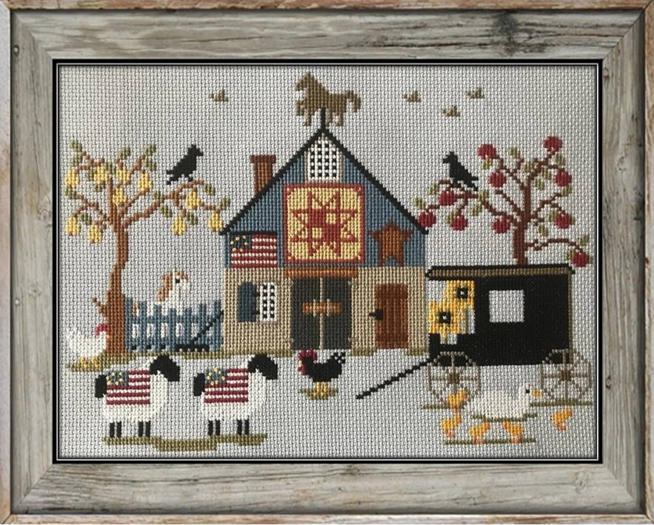 1890's 4th Of July - Cross Stitch Pattern