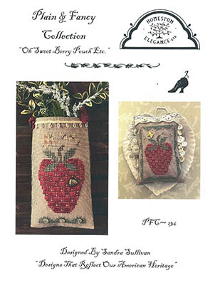 Oh Sweet Berry Pouch Etc  - Cross Stitch Pattern