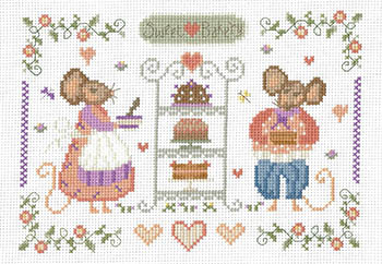 Sweet Heart Bakery - Cross Stitch Pattern