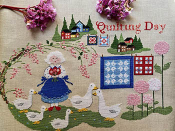 Quilting Day - Cross Stitch Pattern