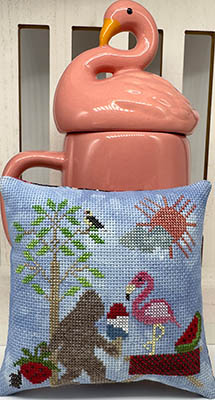 Bigfoot In Summer - Cross Stitch Pattern 
