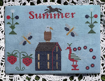 Summer At Autumn Hills Place - Cross Stitch Pattern 