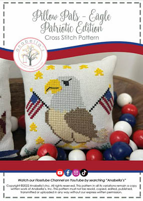 Elliot The Eagle Patriotic Edition - Cross Stitch Pattern