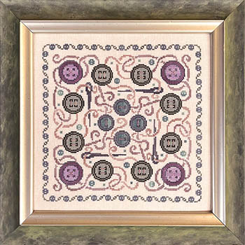 Button, Button - Cross Stitch Pattern
