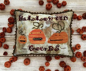 Halloween Gourds - Cross Stitch Pattern