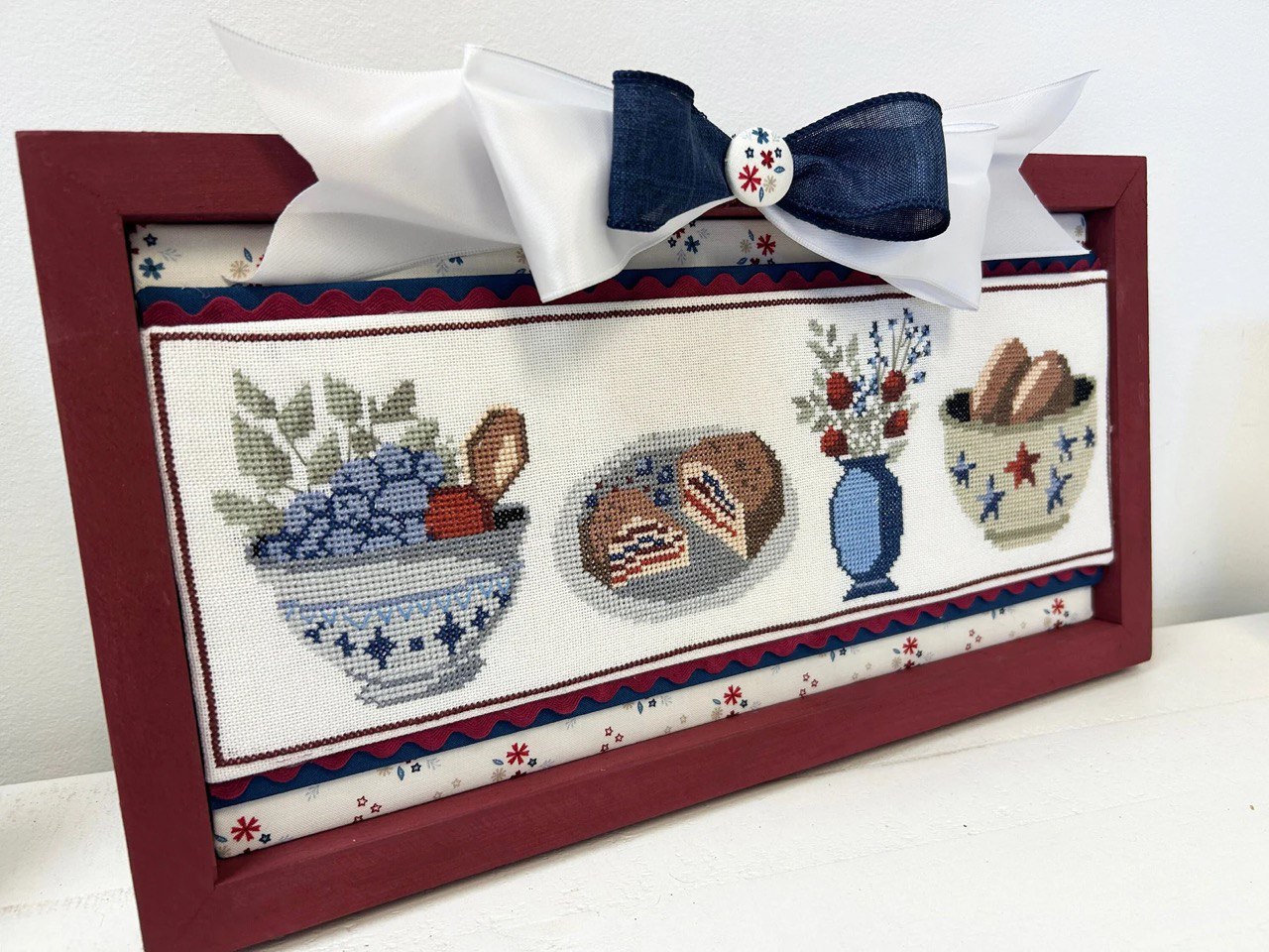 Stitch Rows Bowls & Berries - Cross Stitch Pattern