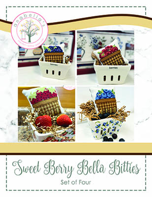 Sweet Berry Bella Bitties Set Of Four - Cross Stitch Pattern