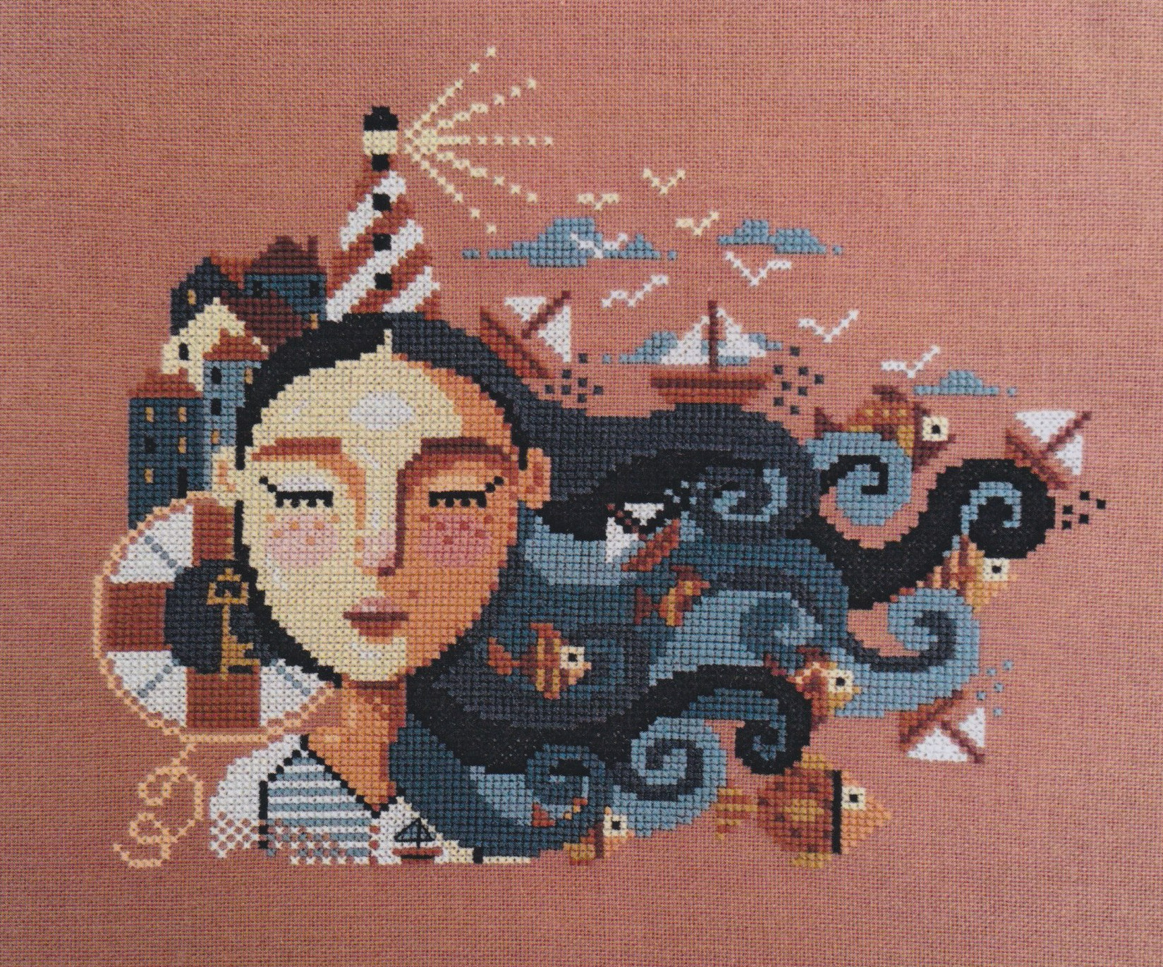 Blue Dreams - Cross Stitch Pattern