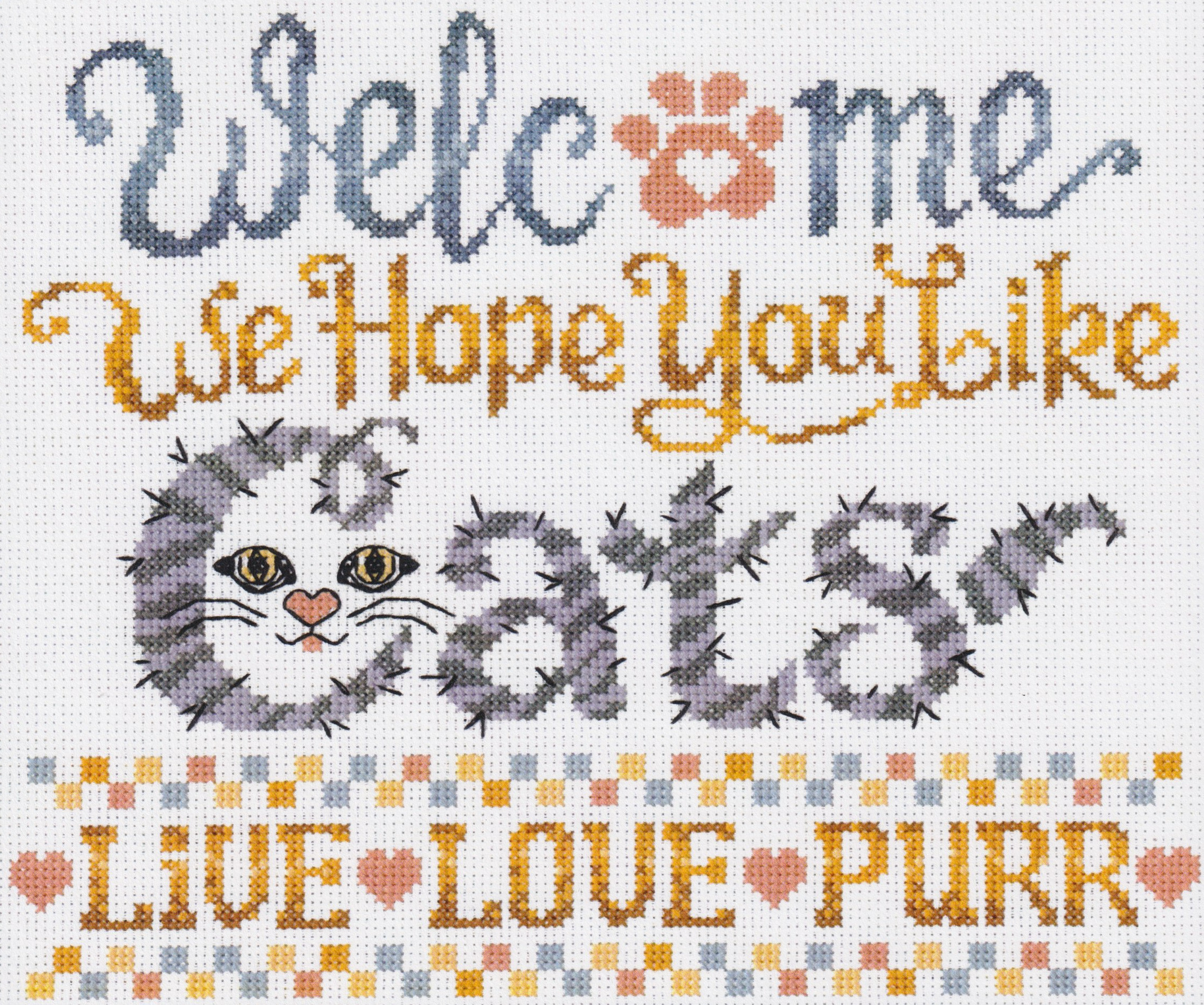 Hope You Like Cats - Cross Stitch Pattern