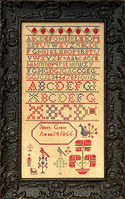 Janet Grant 1855 - Cross Stitch Pattern