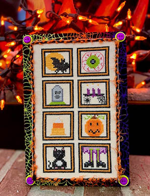 Halloween Stamp - Cross Stitch Pattern