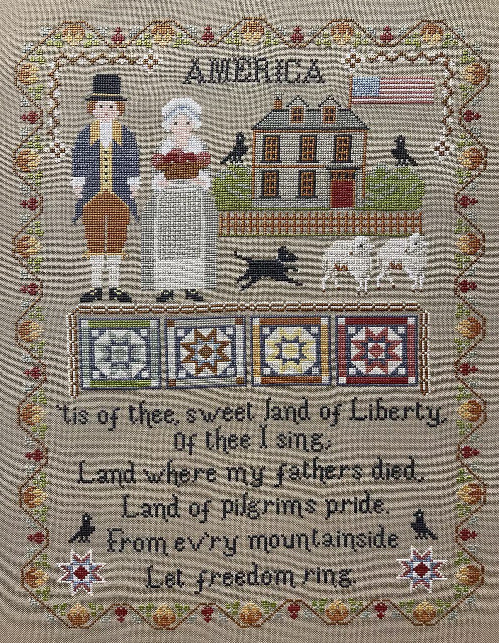 America - Cross Stitch Pattern