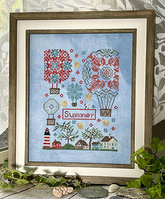 Carolyn's Balloons - Summer - Cross Stitch Pattern