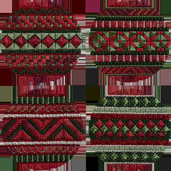 Christmas Rounds 7 - Needlepoint Pattern