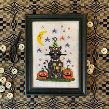 Meow-O-Ween - Halloween Cross Stitch Pattern