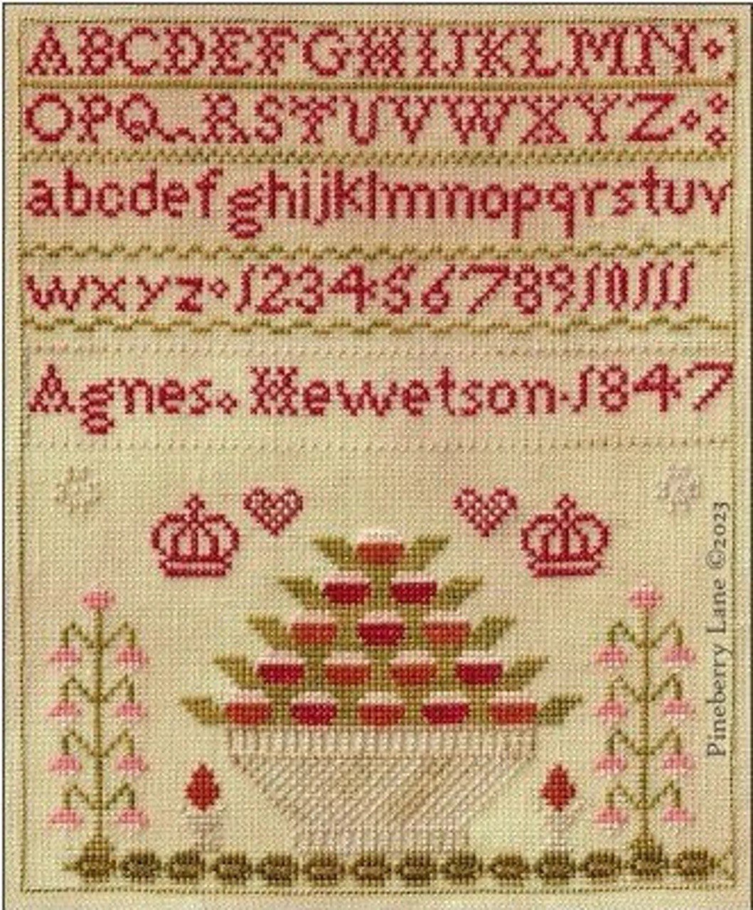 Agnes Hewetson - Cross Stitch Pattern