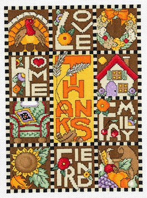 Thanksgiving Sampler - Cross Stitch Pattern