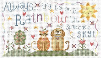 Be A Rainbow - Cross Stitch Pattern