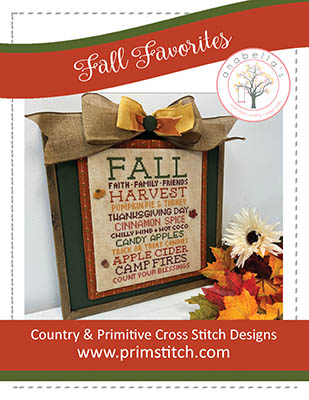 Fall Favorites  - Cross Stitch Pattern