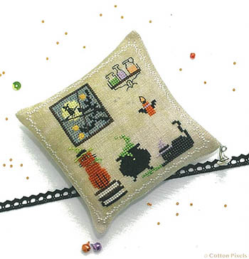Home Witchy Home - Halloween Cross Stitch Pattern
