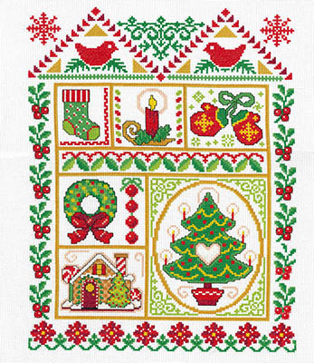 Christmas Sampler 2 - Cross Stitch Pattern