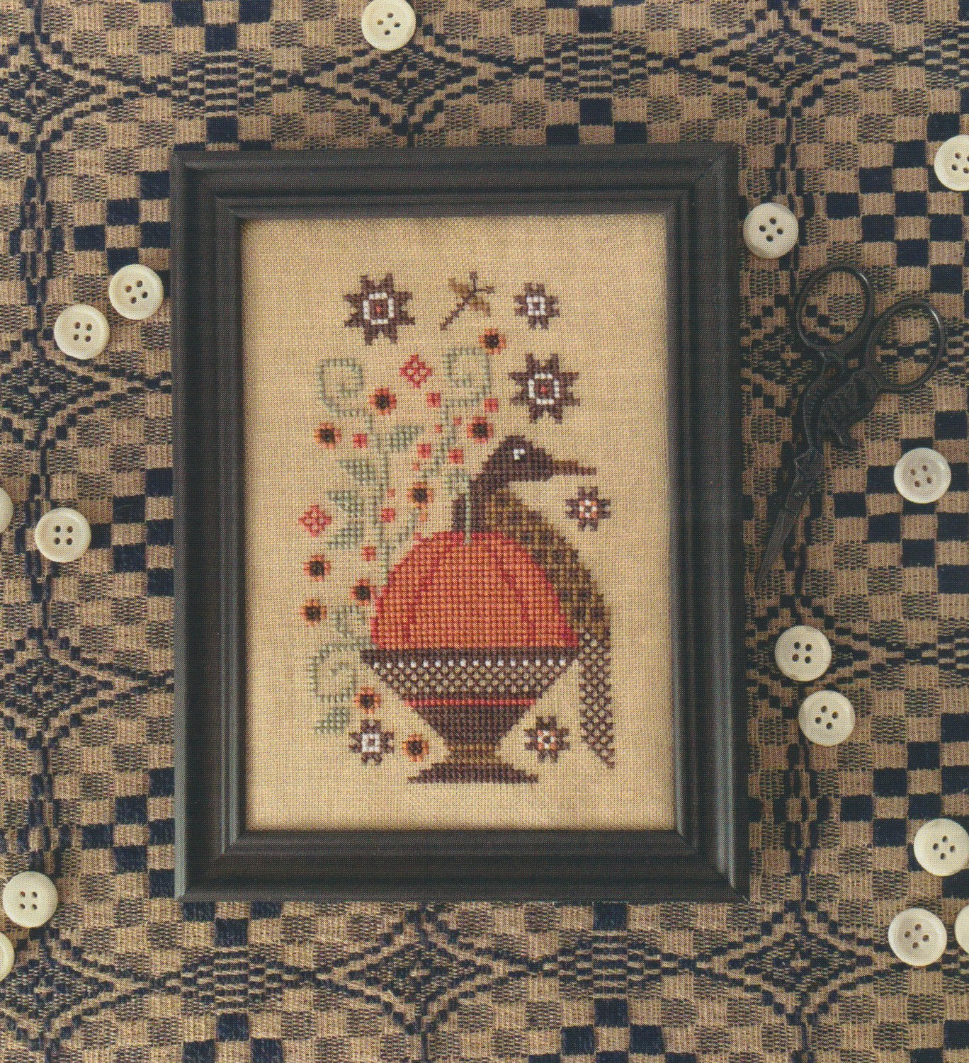 Vintage Bird - Cross Stitch Pattern