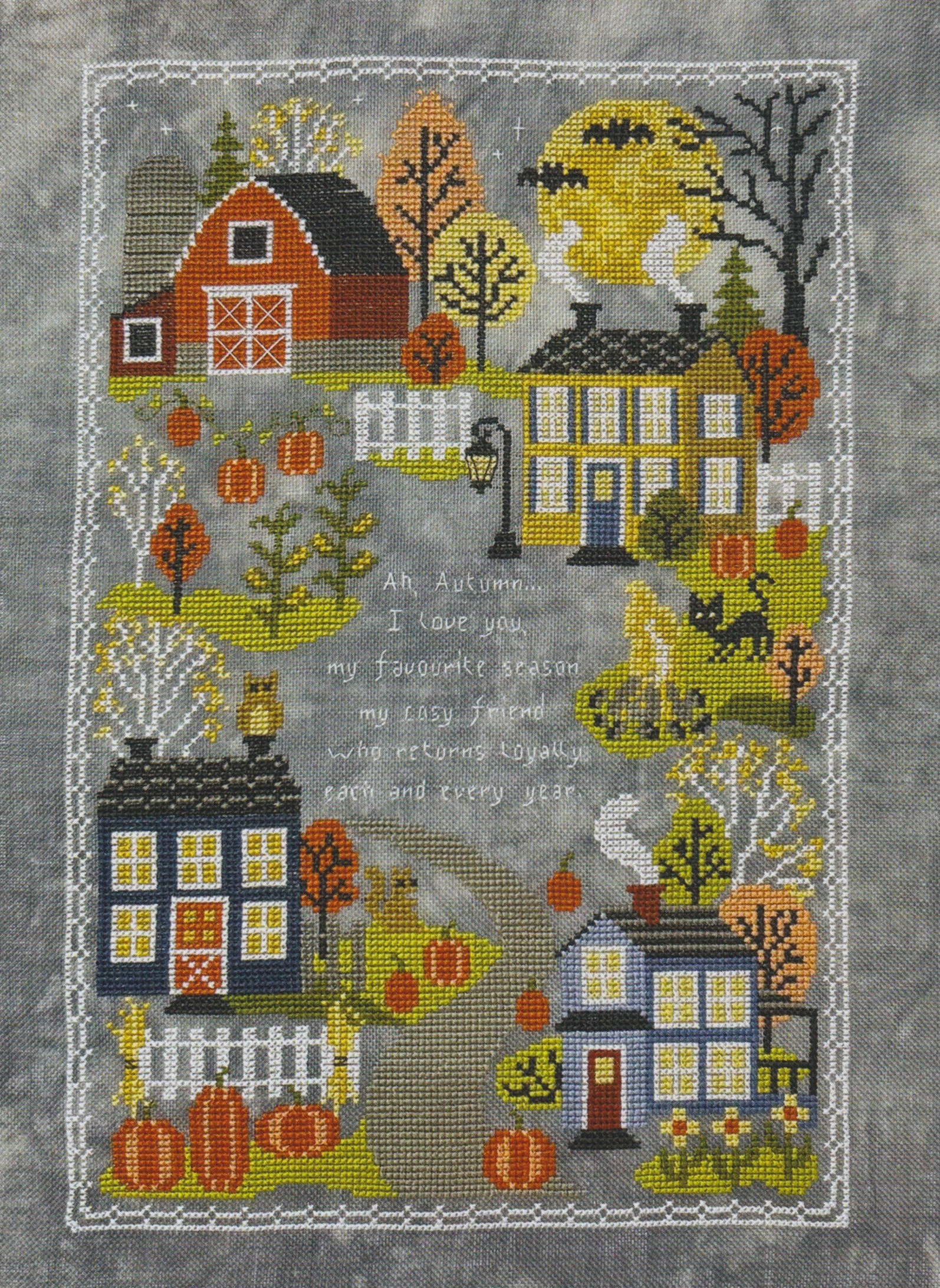 Autumn Traditions Sampler - Cross Stitch Pattern