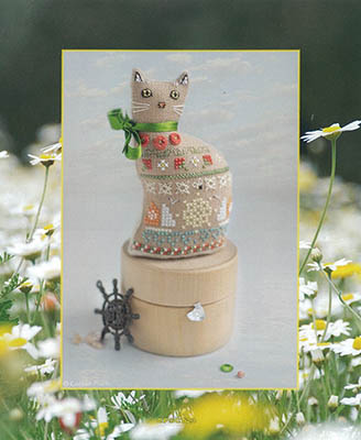 3D Summer Cat - Cross Stitch Pattern