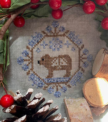 Quirky Quaker Bear - Cross Stitch Pattern